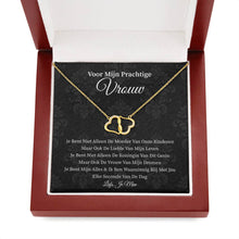 Afbeelding in Gallery-weergave laden, Gouden Ketting Dames - 14k Goud Ketting - 18 Diamanten - Persoonlijk Cadeau
