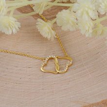Afbeelding in Gallery-weergave laden, Gouden Ketting Dames - 14k Goud Ketting - 18 Diamanten - Persoonlijk Cadeau
